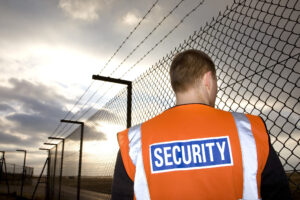 security guard on patrol